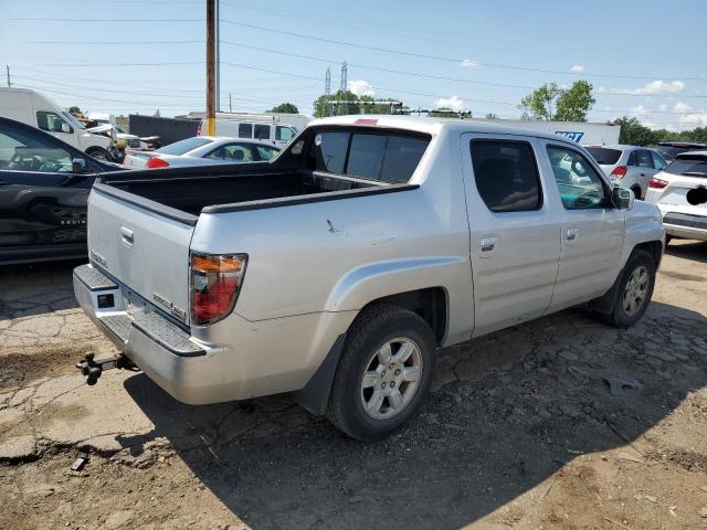 2HJYK16506H503663 - 2006 HONDA RIDGELINE RTL SILVER photo 3