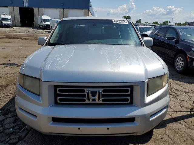 2HJYK16506H503663 - 2006 HONDA RIDGELINE RTL SILVER photo 5