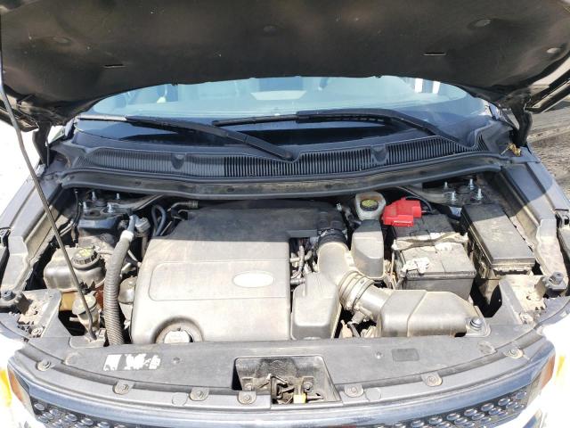 1FM5K7F86DGA74019 - 2013 FORD EXPLORER LIMITED შავი ფოტო 12