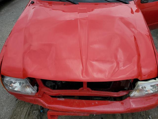 1FTYR10U14PA03472 - 2004 FORD RANGER RED photo 11