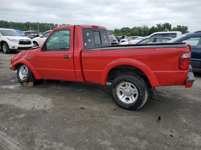 1FTYR10U14PA03472 - 2004 FORD RANGER RED photo 2