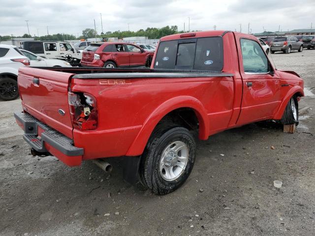 1FTYR10U14PA03472 - 2004 FORD RANGER RED photo 3