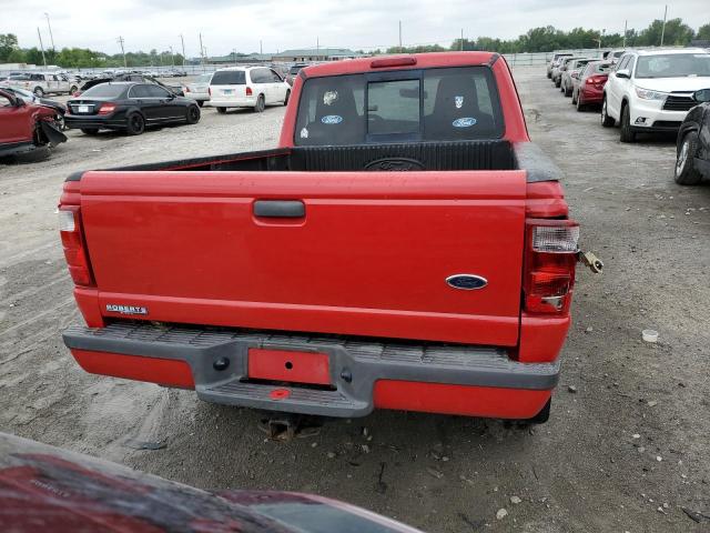 1FTYR10U14PA03472 - 2004 FORD RANGER RED photo 6