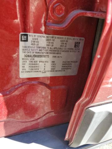 3GNAL2EK9DS639775 - 2013 CHEVROLET CAPTIVA LS 红色 照片 12