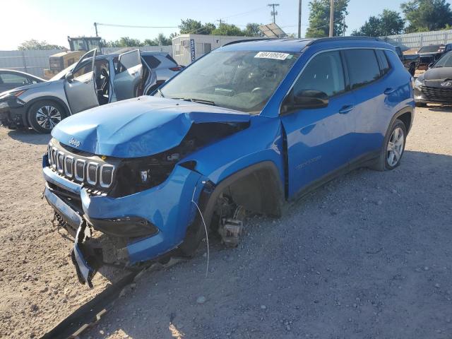 3C4NJCBB7NT137269 - 2022 JEEP COMPASS LATITUDE BLUE photo 1