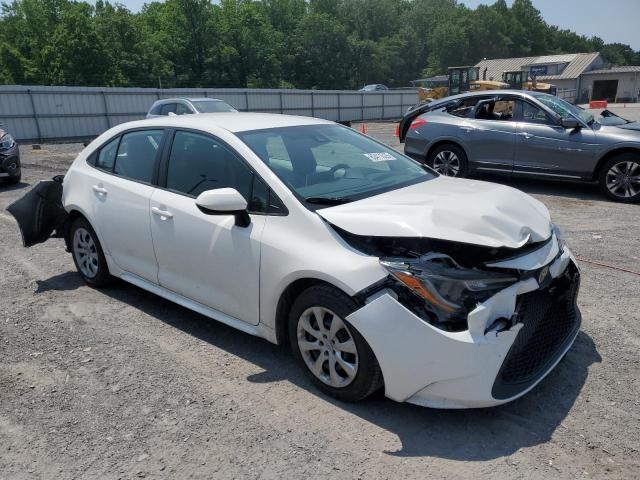 5YFEPMAE5MP211628 - 2021 TOYOTA COROLLA LE WHITE photo 4