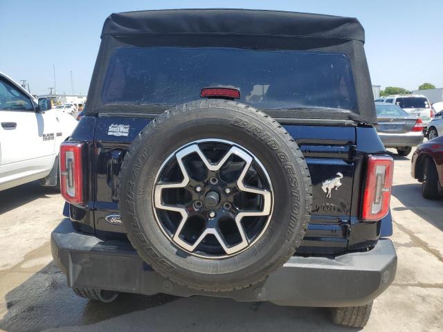 1FMDE5DH3MLB05468 - 2021 FORD BRONCO BASE BLUE photo 6