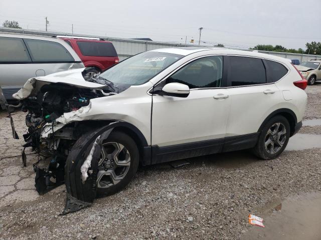 2HKRW1H50JH500305 - 2018 HONDA CR-V EX WHITE photo 1