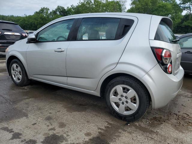 1G1JA6SG6E4161427 - 2014 CHEVROLET SONIC LS SILVER photo 2