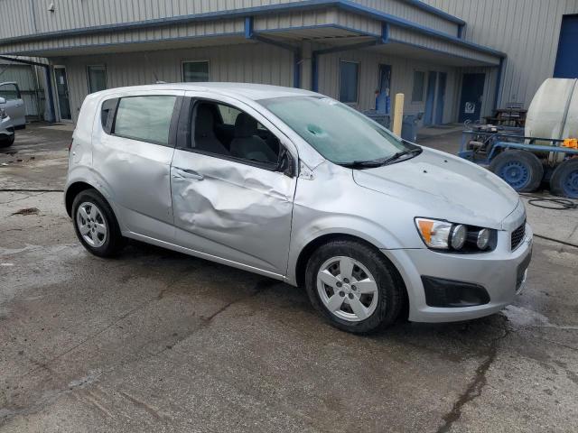 1G1JA6SG6E4161427 - 2014 CHEVROLET SONIC LS SILVER photo 4