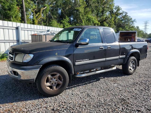 5TBRN341XYS124338 - 2000 TOYOTA TUNDRA ACCESS CAB SR5 BLACK photo 1