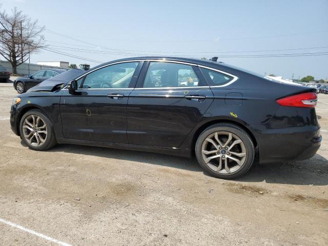 3FA6P0CD4KR139187 - 2019 FORD FUSION SEL BLACK photo 2