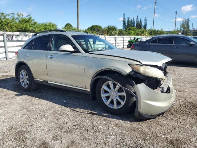 JNRAS08U46X104822 - 2006 INFINITI FX35 BEIGE photo 4