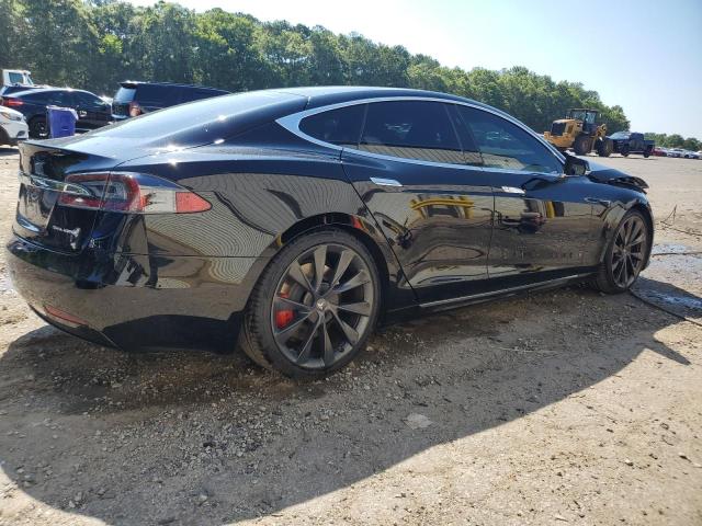 5YJSA1E27LF370566 - 2020 TESLA MODEL S შავი ფოტო 3