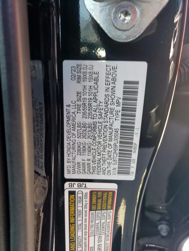 5J8TC2H59PL005045 - 2023 ACURA RDX TECHNOLOGY Negro foto 13