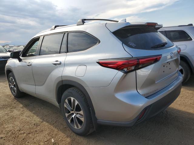 5TDGZRBH5LS514987 - 2020 TOYOTA HIGHLANDER XLE SILVER photo 2