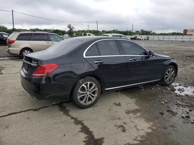 WDDWF4KB7GR141819 - 2016 MERCEDES-BENZ C 300 4MATIC BLACK photo 3