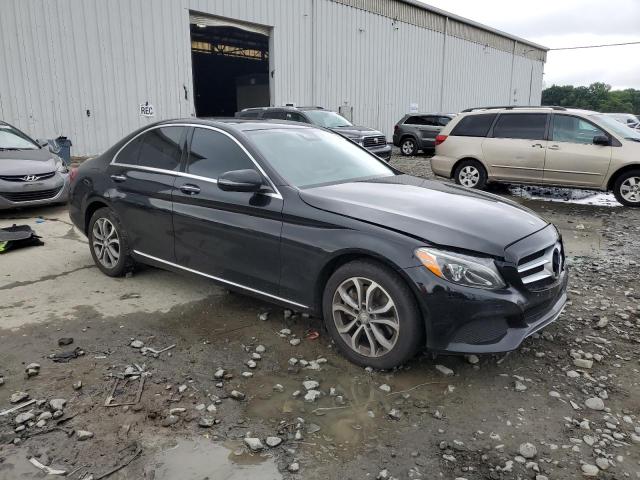 WDDWF4KB7GR141819 - 2016 MERCEDES-BENZ C 300 4MATIC BLACK photo 4