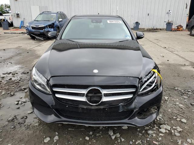 WDDWF4KB7GR141819 - 2016 MERCEDES-BENZ C 300 4MATIC BLACK photo 5