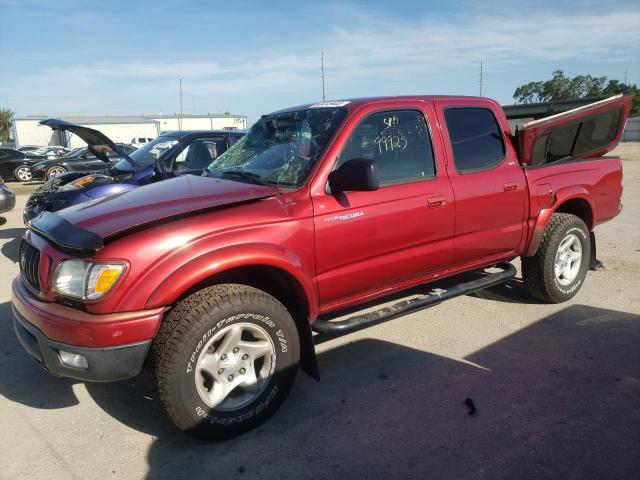 5TEGN92N54Z361792 - 2004 TOYOTA TACOMA DOUBLE CAB PRERUNNER RED photo 1