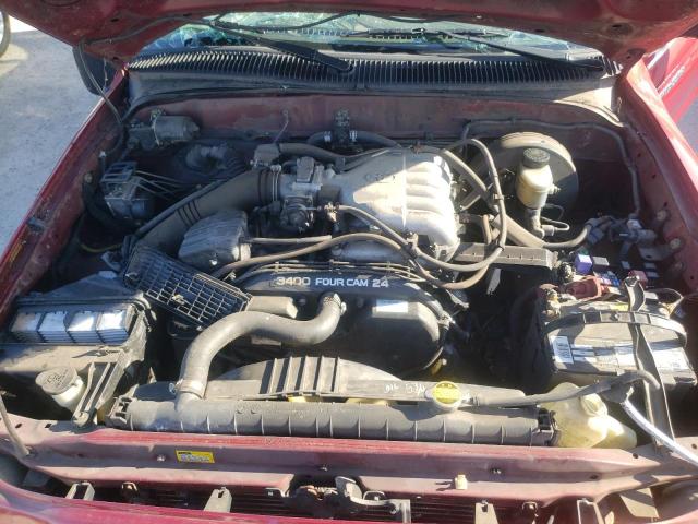 5TEGN92N54Z361792 - 2004 TOYOTA TACOMA DOUBLE CAB PRERUNNER RED photo 11