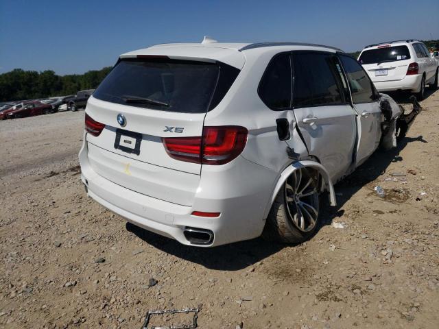 5UXKR2C5XF0H39906 - 2015 BMW X5 SDRIVE35I WHITE photo 4