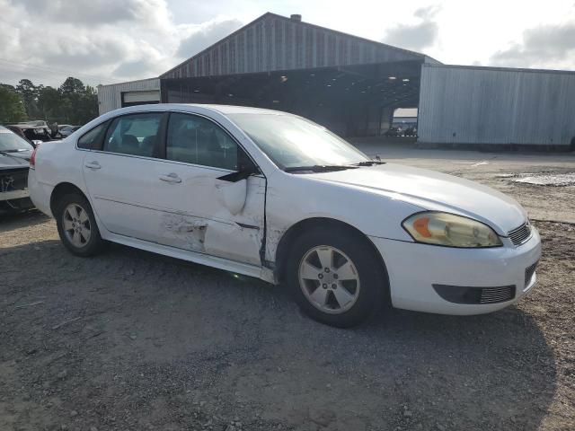 2G1WB5EK3A1174204 - 2010 CHEVROLET IMPALA LT WHITE photo 4