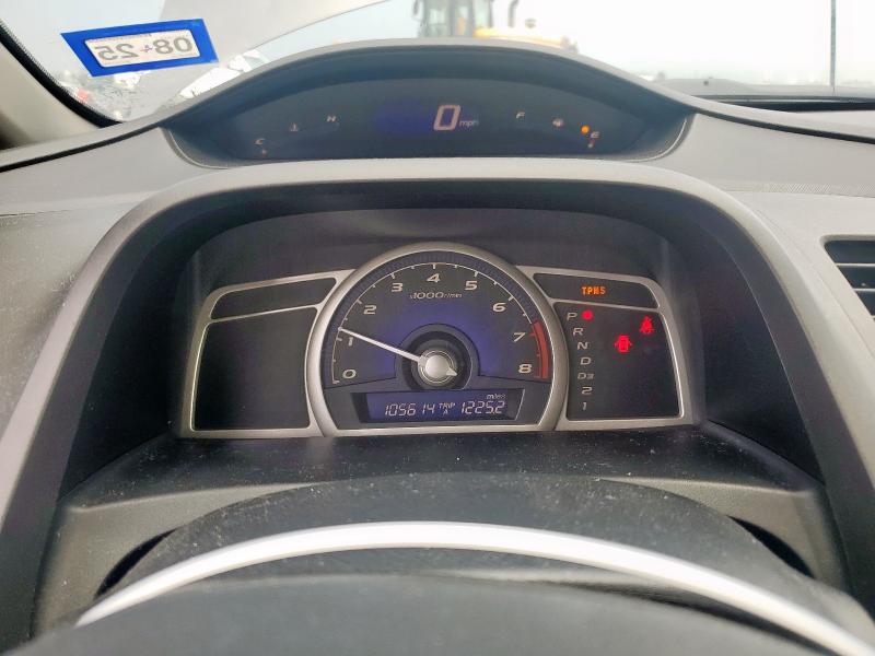 2HGFA16619H351342 - 2009 HONDA CIVIC LX-S GRAY photo 9