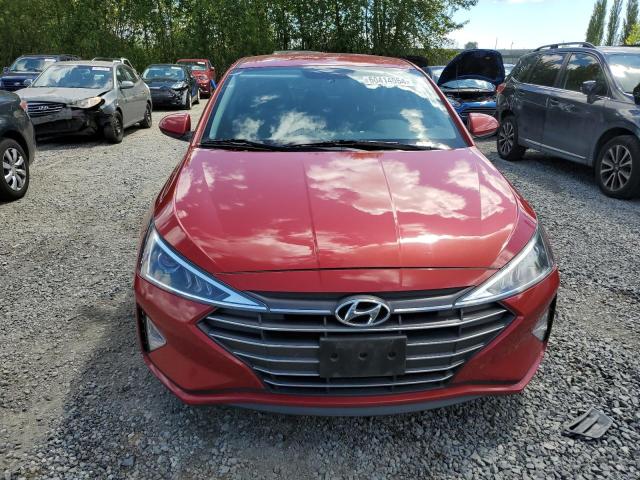 5NPD74LF6KH496173 - 2019 HYUNDAI ELANTRA SE RED photo 5