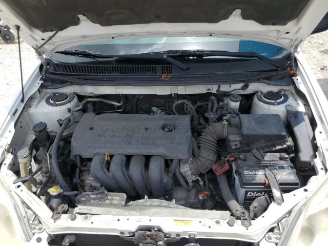 2T1KR32E58C700266 - 2008 TOYOTA COROLLA MA XR WHITE photo 11