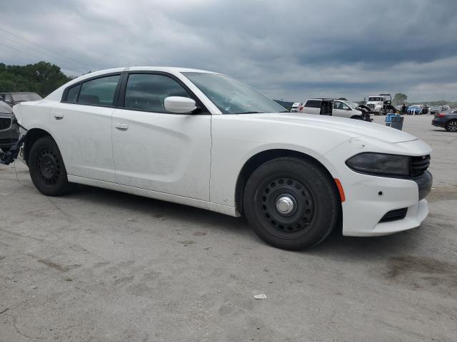 2C3CDXKT3JH319539 - 2018 DODGE CHARGER POLICE WHITE photo 4