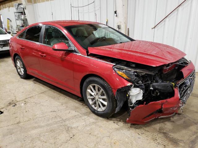 5NPE24AF3JH624521 - 2018 HYUNDAI SONATA SE RED photo 4