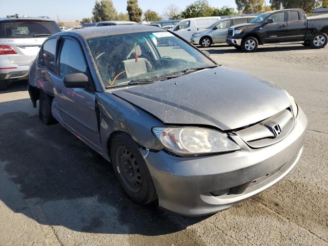 1HGES16315L026010 - 2005 HONDA CIVIC DX VP CHARCOAL photo 1