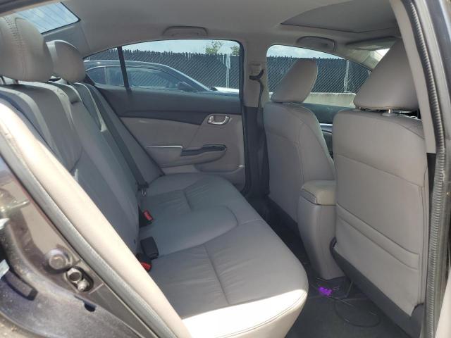 19XFB2F91DE007400 - 2013 HONDA CIVIC EXL GRAY photo 10