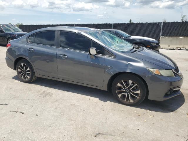 19XFB2F91DE007400 - 2013 HONDA CIVIC EXL GRAY photo 4