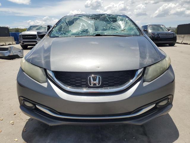 19XFB2F91DE007400 - 2013 HONDA CIVIC EXL GRAY photo 5