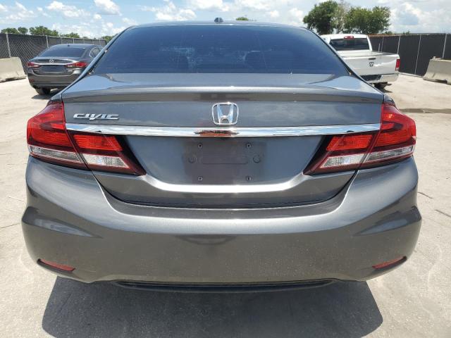 19XFB2F91DE007400 - 2013 HONDA CIVIC EXL GRAY photo 6