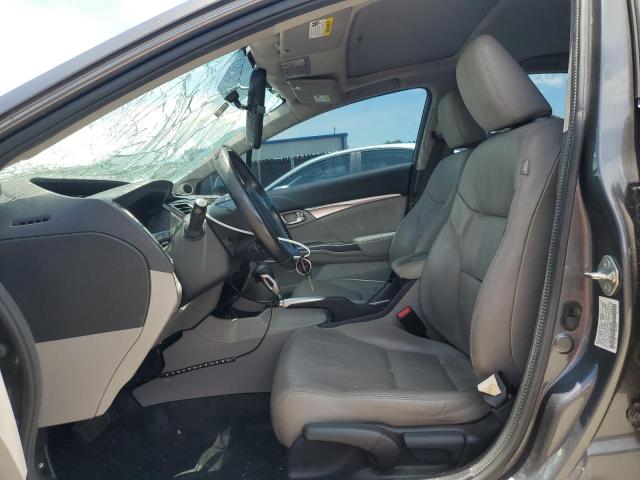 19XFB2F91DE007400 - 2013 HONDA CIVIC EXL GRAY photo 7