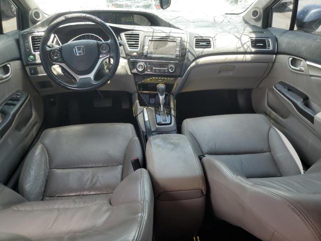 19XFB2F91DE007400 - 2013 HONDA CIVIC EXL GRAY photo 8