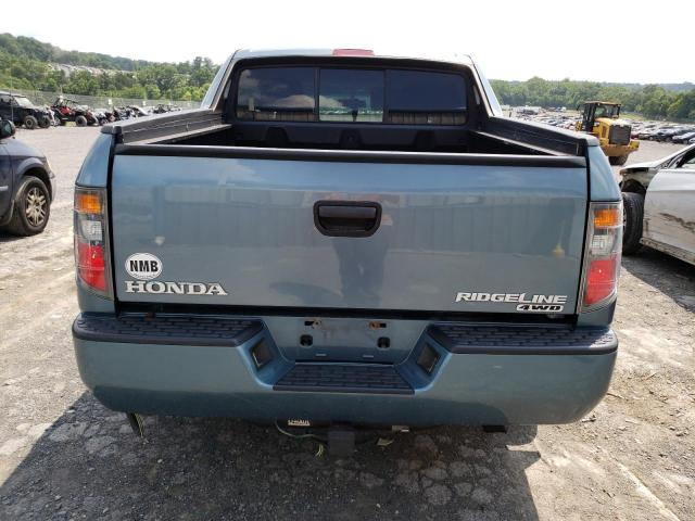 2HJYK16237H534672 - 2007 HONDA RIDGELINE RT BLUE photo 6