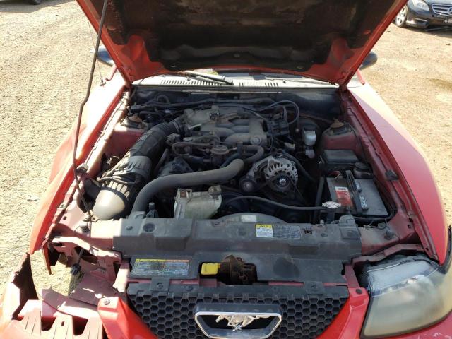 1FAFP40492F213924 - 2002 FORD MUSTANG RED photo 11