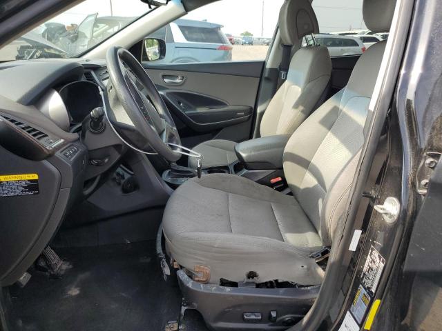 5XYZUDLB6JG555434 - 2018 HYUNDAI SANTA FE S Schwarz Foto 7