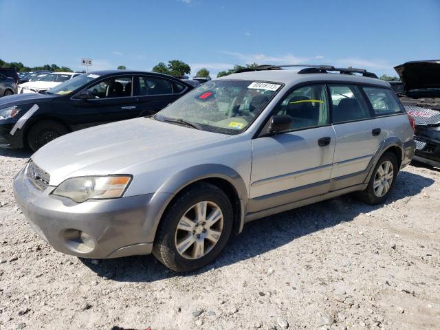 4S4BP61C757351241 - 2005 SUBARU LEGACY OUTBACK 2.5I SILVER photo 1