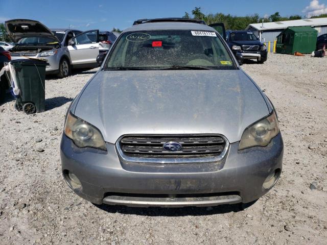 4S4BP61C757351241 - 2005 SUBARU LEGACY OUTBACK 2.5I SILVER photo 5