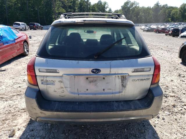 4S4BP61C757351241 - 2005 SUBARU LEGACY OUTBACK 2.5I SILVER photo 6