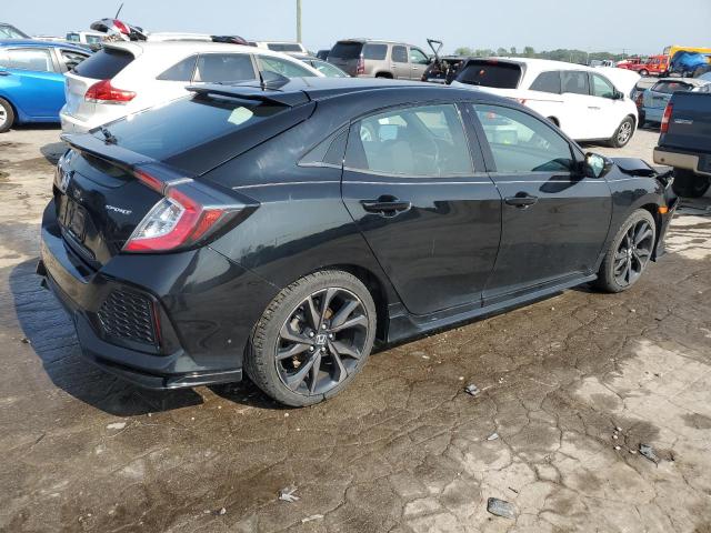 SHHFK7H40JU238453 - 2018 HONDA CIVIC SPORT შავი ფოტო 3