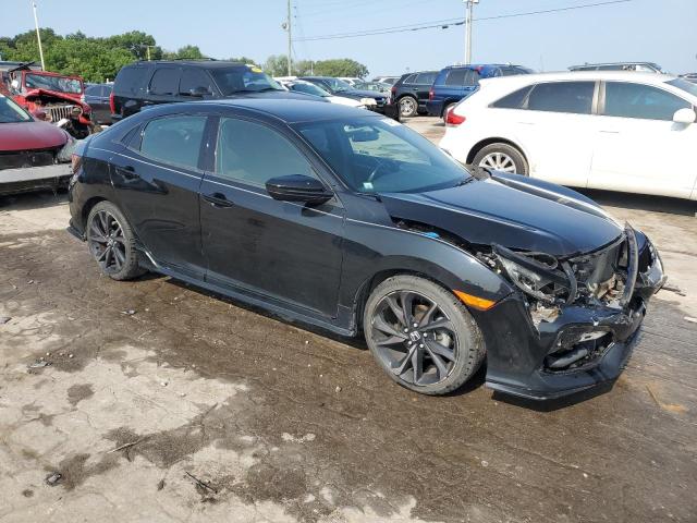 SHHFK7H40JU238453 - 2018 HONDA CIVIC SPORT შავი ფოტო 4