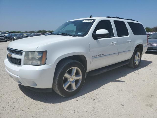 1GNFC16027J163422 - 2007 CHEVROLET SUBURBAN C1500 WHITE photo 1