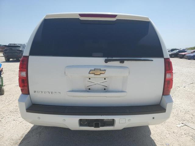 1GNFC16027J163422 - 2007 CHEVROLET SUBURBAN C1500 WHITE photo 6