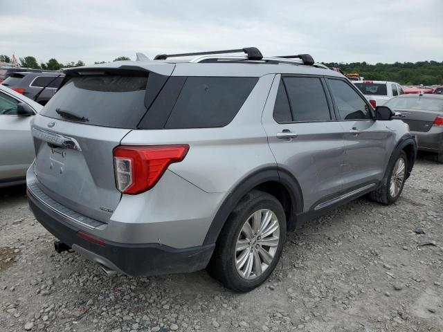 1FM5K8FW5LGC69385 - 2020 FORD EXPLORER LIMITED SILVER photo 3